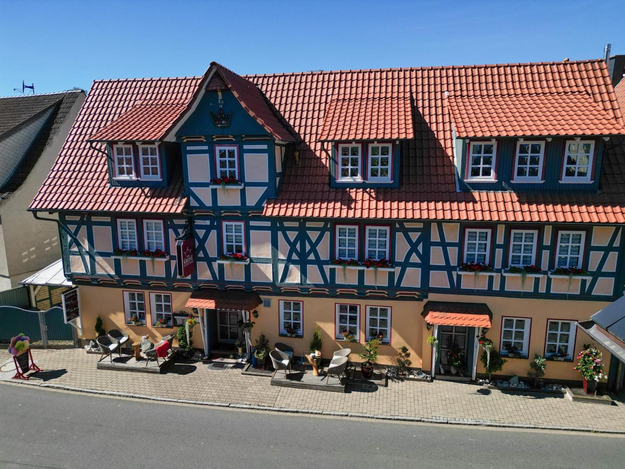 Pension Zur Krone Martinfeld Экстерьер фото